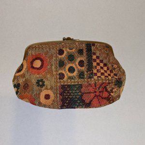 Vintage Embroidered Clutch Purse